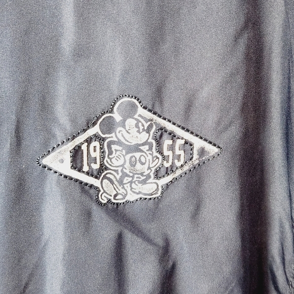 Walt Disney World Mens Navy Blue 1971 Full Zip Windbreaker Jacket Size Large - Picture 2 of 8